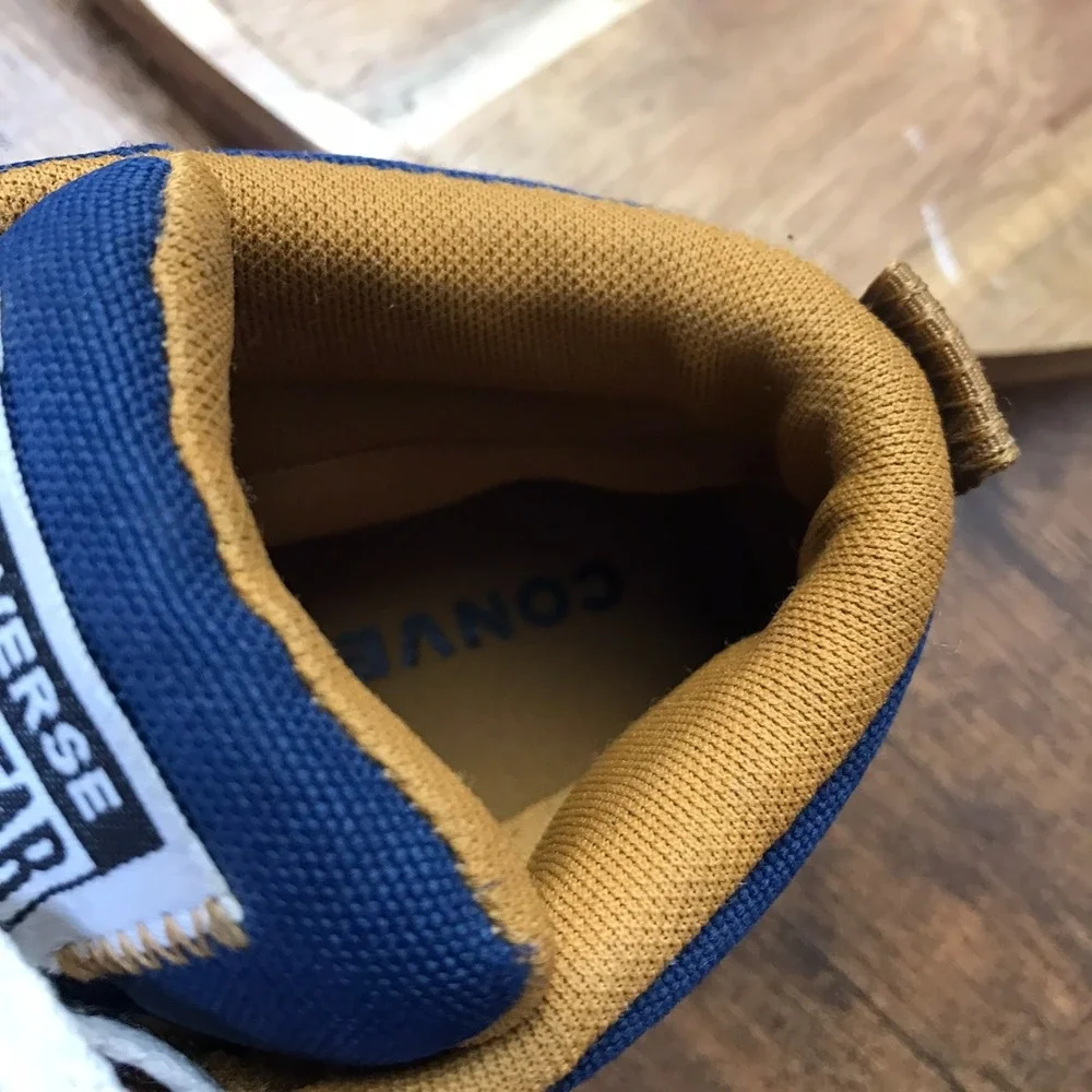 Converse Chuck Taylor All Star High Street Mid Top Sneakers M 7 W 9 Navy Canvas